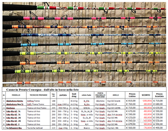 Canne da pesca Ambermax Rods