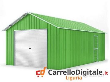 Baracca cantiere 438x724 saracinesca verde chiaro