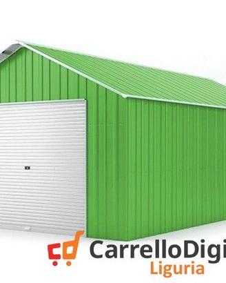 Baracca cantiere 438x724 saracinesca verde chiaro