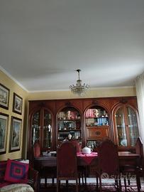 soggiorno  vintage in noce