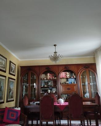 soggiorno  vintage in noce
