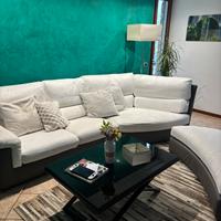 Divano letto in ecopelle