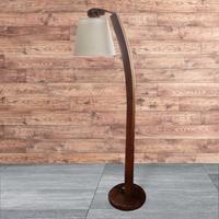 Piantana legno massello -noce nazionale stagionato