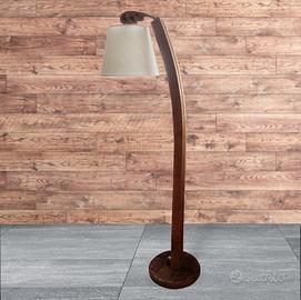 Piantana legno massello -noce nazionale stagionato