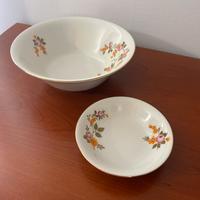 Coppia di Ciotole in Porcellana Vintage