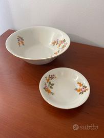 Coppia di Ciotole in Porcellana Vintage