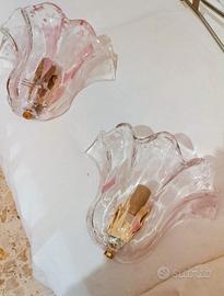 Coppia appliques in Murano 