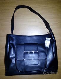 Borsa Sysley Restless Nomade nera ecopelle nuova