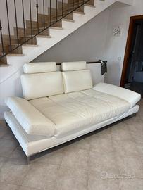 Divano 3/4 posti bianco