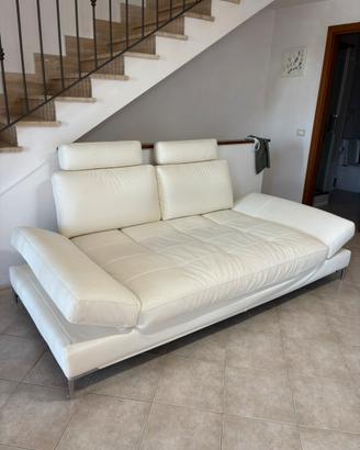 Divano 3/4 posti bianco