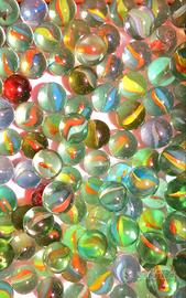 3000 biglie in vetro