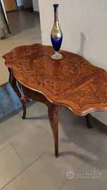 tavolinetto d'antiquariato mogano stile francese 
