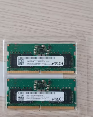 2x8GB RAM DDR5 SODIMM 4800