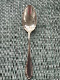 Antico Cucchiaio Argento 800 Gebr Rube Germania