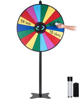 Ruota della Fortuna Cancellabile a Secco 18 Slot