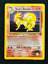 Pokemon Brock's Ninetales 3/132 Gym Challenge