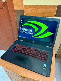 Pc Gaming HP OMEN 17” Octa-i7 GTX SSD RAM 32Gb