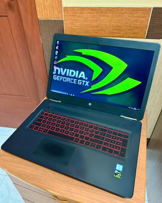 Pc Gaming HP OMEN 17” Octa-i7 GTX SSD RAM 32Gb