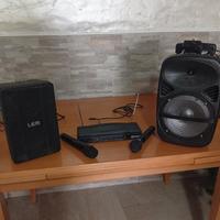 casse attive più microfoni 