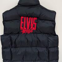 Piumino smanicato Gilet, logo Elvis Presley Cafè
