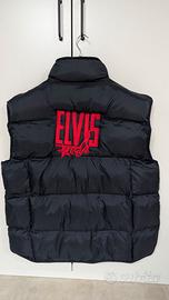 Piumino smanicato Gilet, logo Elvis Presley Cafè