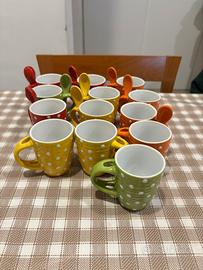 Set tazzine da caffe con cucchiai