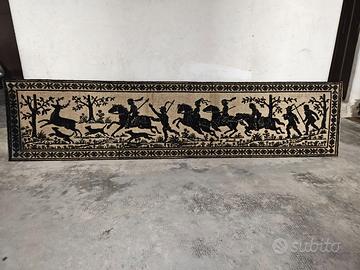Antico arazzo sardo fatto a mano