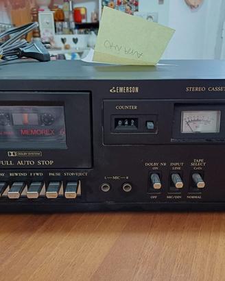 Stereo Cassette Tape Deck Emerson