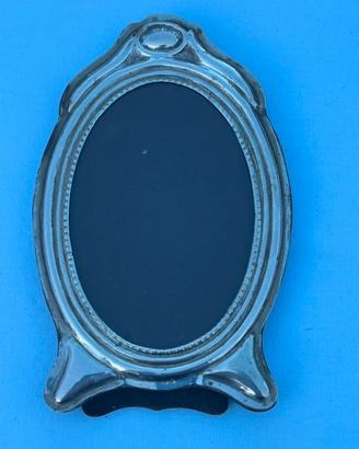 cornice ovale in argento d'epoca