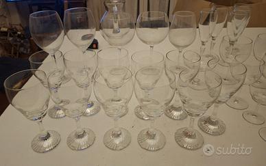 Set 60+ bicchieri di cristallo