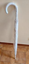 Ombrello bianco per sposa, nuovo 
