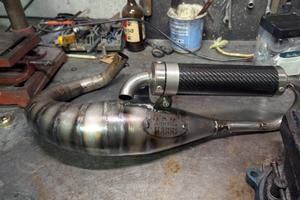 Marmitta espansione per vespa MDM MARRI da girato 