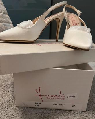Scarpe sposa in raso n.37 FerracutiShoes