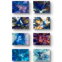 Dipinto su tela, fluid art