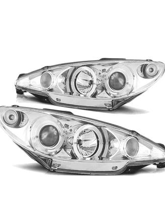 FARI PEUGEOT 206 02- OCCHI ANGEL CROMATI 6K