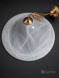 Lampadario Murano Vetro Satinato