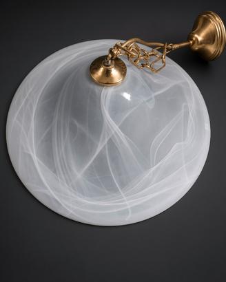 Lampadario Murano Vetro Satinato