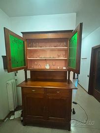 Armadio antiquariato legno ciliegio del  1960