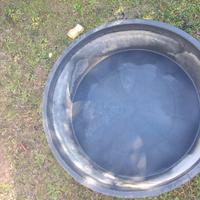 Mastello 275LT 110 x 35cm Nero Plastica