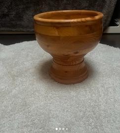 Vaso in legno artigianale