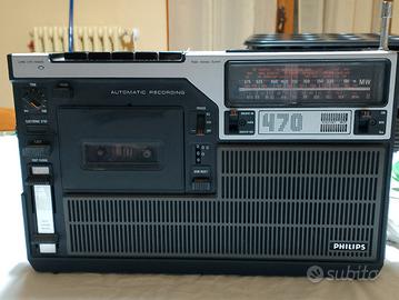 Radio Cassette Philips 470 Automatic Recording