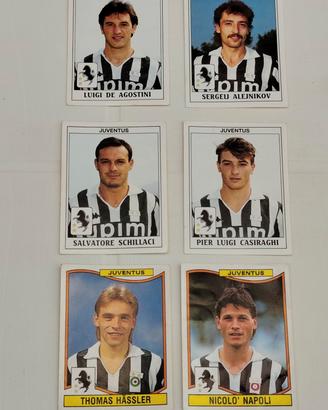 6 figure Panini Juventus 1989/90 e 1990/91