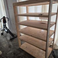 scaffale componibile in legno 
