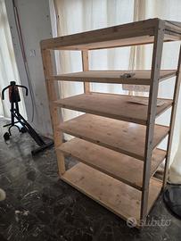 scaffale componibile in legno 