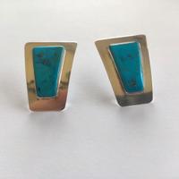 Orecchini in argento 925 e turchese