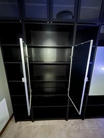 Mobile modulare componibile libreria con vetrine