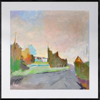 Dipinto quadro originale paesaggio certificato