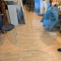 2 Tavoli in cristallo rotondi