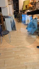 2 Tavoli in cristallo rotondi