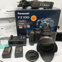 FOTOCAMERA PANASONIC LUMIX FZ100, OTTICA LEICA,24X